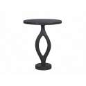 Mesa Auxiliar Rustica Redonda Madera Natural Negra Arogue Mesa Auxiliar Rustica Redonda Madera Natural Negra Arogue