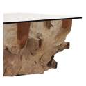 Mesa Centro Madera Raices de Teca Natural Serie Arestar Mesa Centro Madera Raices de Teca Natural Serie Arestar