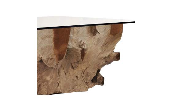 Mesa Centro Madera Raices de Teca Natural Serie Arestar Mesa Centro Madera Raices de Teca Natural Serie Arestar