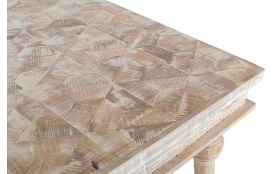 Mesa Comedor 2 Tamaños Grande Blanco Desgastado Serie Ambelt Mesa Comedor 2 Tamaños Grande Blanco Desgastado Serie Ambelt