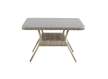 Mesa Comedor Cuadrada Rattan Sintetico y Aluminio Serie Wick Mesa Comedor Cuadrada Rattan Sintetico y Aluminio Serie Wick