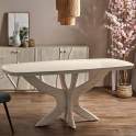 Mesa Comedor Moderna Madera Mango Blanca Serie Ishat Mesa Comedor Moderna Madera Mango Blanca Serie Ishat