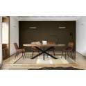 Mesa Comedor Oval Industrial Madera Hierro 220 cm Alquezar Mesa Comedor Oval Industrial Madera Hierro 220 cm Alquezar