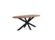 Mesa Comedor Ovalada Acero y Acacia Serie Autrey Mesa Comedor Ovalada Acero y Acacia Serie Autrey