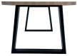 Mesa Comedor Pie de Forja Tapa Madera Estilo industrial Anjar Mesa Comedor Pie de Forja Tapa Madera Estilo industrial Anjar