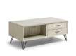 Mesa de Centro Actual Blanco Hueso Serie Muria Mesa de Centro Actual Blanco Hueso Serie Muria