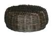 Mesa de Centro Redonda rattan Negro glaseado Arcarna Mesa de Centro Redonda rattan Negro glaseado Arcarna