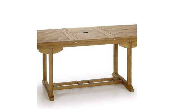 Mesa Rectangular Extensible Teca Para Exteriores Serie Snick Mesa Rectangular Extensible Teca Para Exteriores Serie Snick