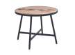 Mesa Redonda 100 cm Industrial Tablas Recicladas Serie Aerts Mesa Redonda 100 cm Industrial Tablas Recicladas Serie Aerts