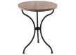 Mesa Redonda Pie de Forja Tapa Madera Industrial Artanst Mesa Redonda Pie de Forja Tapa Madera Industrial Artanst