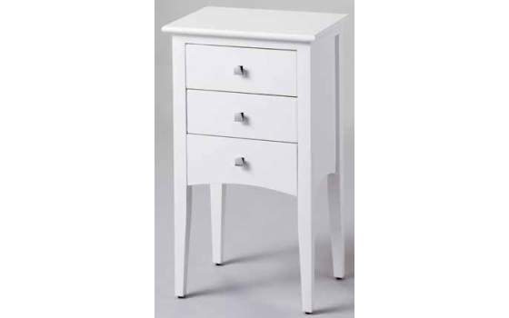 Mesilla Recta Blanca 3 Cajones Agneli Mesilla Recta Blanca 3 Cajones Agneli