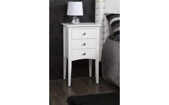 Mesilla Recta Blanca 3 Cajones Agneli Mesilla Recta Blanca 3 Cajones Agneli