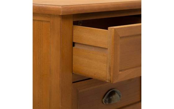 Mesita de Noche con 3 Cajones Colonial Actual Serie Areast Mesita de Noche con 3 Cajones Colonial Actual Serie Areast