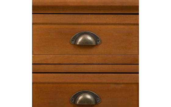 Mesita de Noche con 3 Cajones Colonial Actual Serie Areast Mesita de Noche con 3 Cajones Colonial Actual Serie Areast