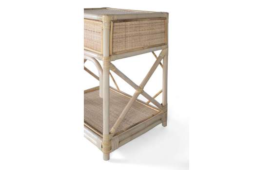 Mesita Noche Caña de Junco Natural Moderna 1 Cajon Talian Mesita Noche Caña de Junco Natural Moderna 1 Cajon Talian