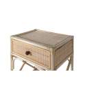 Mesita Noche Caña de Junco Natural Moderna 1 Cajon Talian Mesita Noche Caña de Junco Natural Moderna 1 Cajon Talian