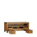 Mueble Bajo Television Colonial 4 Cajones serie Star Mueble Bajo Television Colonial 4 Cajones serie Star