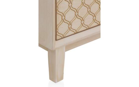 Mueble Bajo TV 3 Puertas Roble Marfil Oro Serie Adresas Mueble Bajo TV 3 Puertas Roble Marfil Oro Serie Adresas