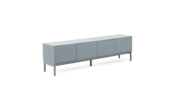 Mueble Bajo TV Moderno 4 Puertas Color Azul Serie Axally Mueble Bajo TV Moderno 4 Puertas Color Azul Serie Axally