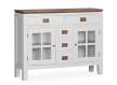 Mueble Recibidor Blanco Nogal 5 Cajones 2 Puertas Serie Everest Mueble Recibidor Blanco Nogal 5 Cajones 2 Puertas Serie Everest