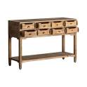 Mueble Recibidor Rustico 8 Cajones Serie Rural Mueble Recibidor Rustico 8 Cajones Serie Rural