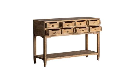 Mueble Recibidor Rustico 8 Cajones Serie Rural Mueble Recibidor Rustico 8 Cajones Serie Rural