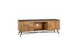 Mueble TV Diseño 2 Puertas Tapa Negra Serie Adarbe Mueble TV Diseño 2 Puertas Tapa Negra Serie Adarbe