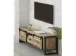 Mueble TV Madera Mango Hierro Estilo Industrial Serie Averrada Mueble TV Madera Mango Hierro Estilo Industrial Serie Averrada