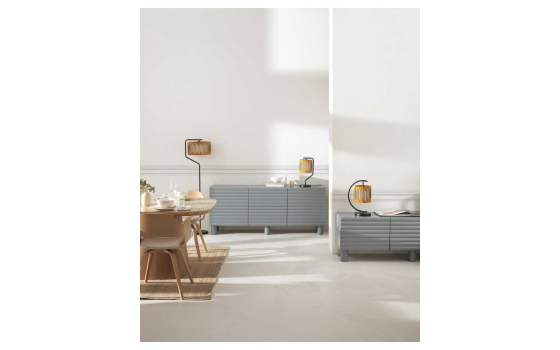 Mueble TV Moderno 3 Puertas Onduladas Color Azul Axally Mueble TV Moderno 3 Puertas Onduladas Color Azul Axally