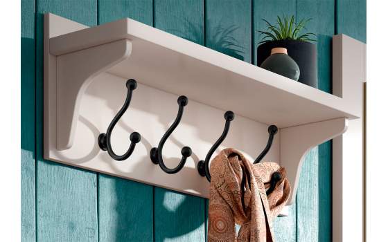 Perchero Recibidor con Sombrerero Estilo Provenzal Serie Praga Perchero Recibidor con Sombrerero Estilo Provenzal Serie Praga