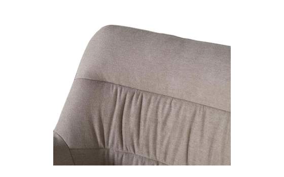 Set de 2 Sillas Giratorias Tapizadas Gris Claro Serie Adyer Set de 2 Sillas Giratorias Tapizadas Gris Claro Serie Adyer