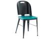 Silla Chapa de Acero y Asiento Madera Serie Ahujar Silla Chapa de Acero y Asiento Madera Serie Ahujar