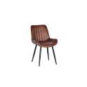 Silla Comedor Cuero y Patas Acero Serie Aizola Silla Comedor Cuero y Patas Acero Serie Aizola
