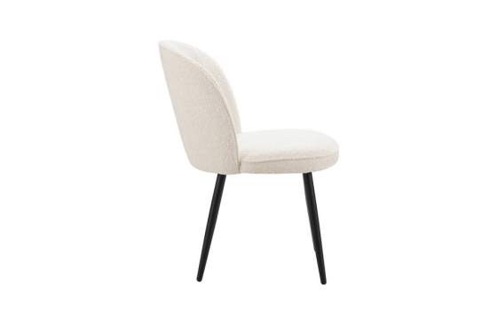 Silla Comedor Diseño Actual Tapizada Alpaca Blanca Serie Isuan Silla Comedor Diseño Actual Tapizada Alpaca Blanca Serie Isuan