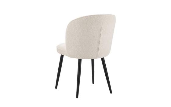 Silla Comedor Diseño Actual Tapizada Alpaca Blanca Serie Isuan Silla Comedor Diseño Actual Tapizada Alpaca Blanca Serie Isuan