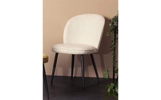 Silla Comedor Diseño Actual Tapizada Alpaca Blanca Serie Isuan Silla Comedor Diseño Actual Tapizada Alpaca Blanca Serie Isuan