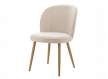 Silla Comedor Diseño Actual Tapizada Crema y Patas Madera Isuan Silla Comedor Diseño Actual Tapizada Crema y Patas Madera Isuan