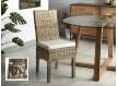 Silla Comedor Madera y Tejido Rattan con Cojin Serie Aranche Silla Comedor Madera y Tejido Rattan con Cojin Serie Aranche