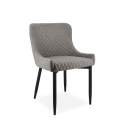 Silla Comedor Moderna Tapizada Rombos Gris Serie Melissa Silla Comedor Moderna Tapizada Rombos Gris Serie Melissa
