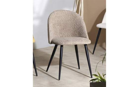 Silla Comedor Tapizada Alpaca Vison Estilo Actual Serie Egina Silla Comedor Tapizada Alpaca Vison Estilo Actual Serie Egina