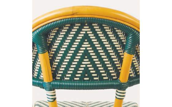 Silla Diseño Hosteleria Ratan Tejido Sintetico Verde Aitana Silla Diseño Hosteleria Ratan Tejido Sintetico Verde Aitana