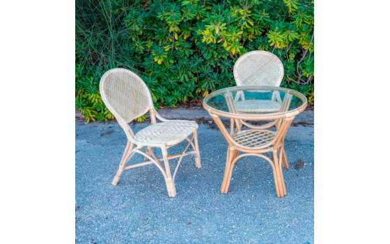 Silla Ratan Natural Diseño Moderno Tejido en Espiga Adinos Silla Ratan Natural Diseño Moderno Tejido en Espiga Adinos