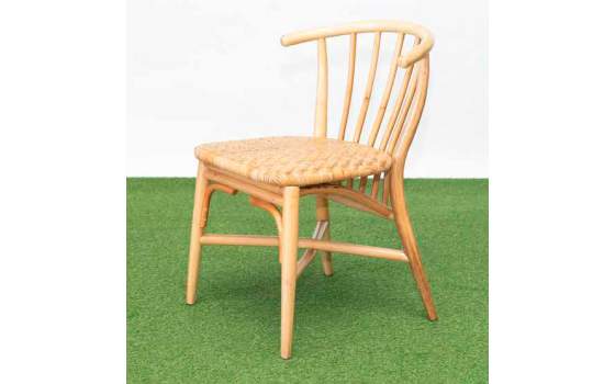 Silla Rattan Natural Asiento Tejido Espiga Tireta Junco Arismas Silla Rattan Natural Asiento Tejido Espiga Tireta Junco Arismas