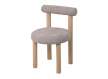 Silla Tapizada Rizo Suave Topo Patas Madera Taysan Silla Tapizada Rizo Suave Topo Patas Madera Taysan