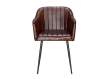 Sillon Comedor Diseño Tapizado Piel Vacuno y Metal Vakin Sillon Comedor Diseño Tapizado Piel Vacuno y Metal Vakin