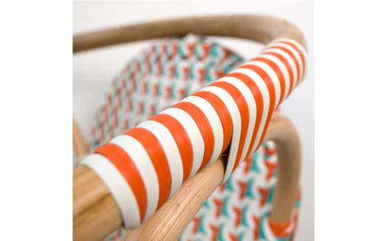 Sillon Diseño Metal Ratan Tejido Plastico Serie Rock Sillon Diseño Metal Ratan Tejido Plastico Serie Rock