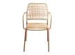 Sillon Exterior Moderno Acero Terracota Tejido Sintetico Lucca Sillon Exterior Moderno Acero Terracota Tejido Sintetico Lucca