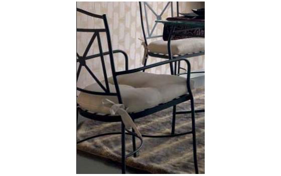 Sillon Forja Milan Pisa con Cojin Sillon Forja Milan Pisa con Cojin