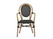 Sillon Frances Terraza Aluminio Tejido Sintetico negro Amelie Sillon Frances Terraza Aluminio Tejido Sintetico negro Amelie