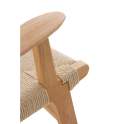 Sillon Madera Con Asiento Respaldo Trenzado Cuerda Serie Hevea Sillon Madera Con Asiento Respaldo Trenzado Cuerda Serie Hevea